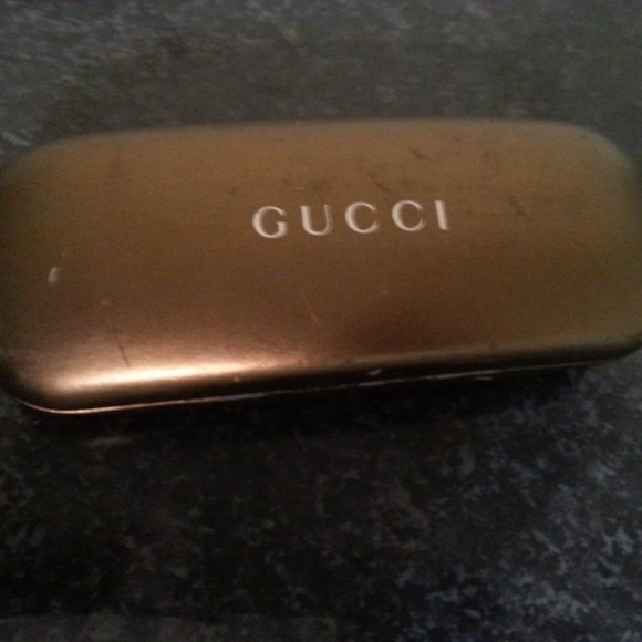 Gucci flat lense sunglass/eye glasses case holder(Please read  description) - Picture 1 of 7